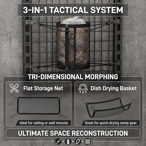 Camping Table Storage Net (43.3"x13.8") – Folding Table Under-Shelf Organizer
