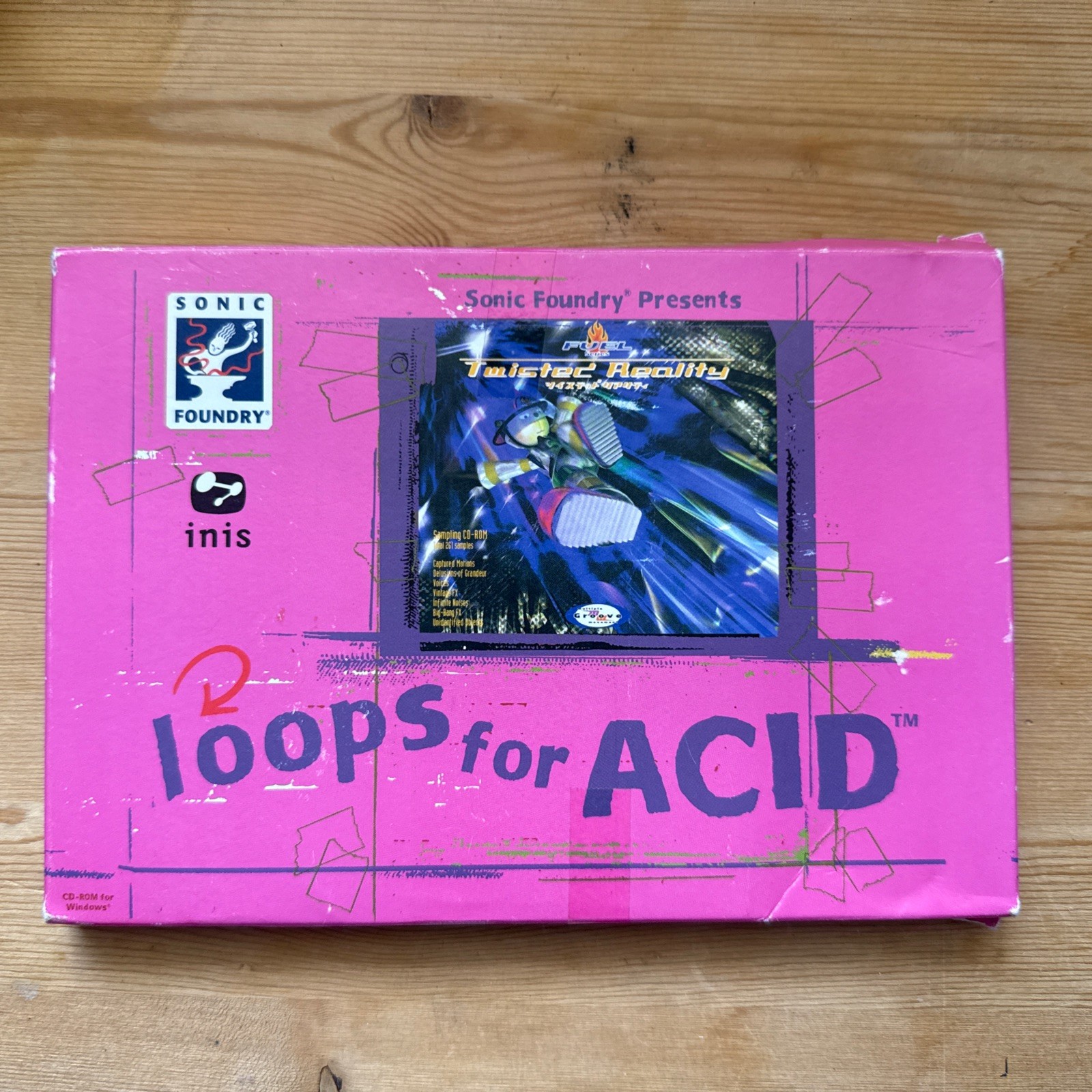 Sonic Foundry Fuel Series Twisted Reality Loops For Acid Sampling CD