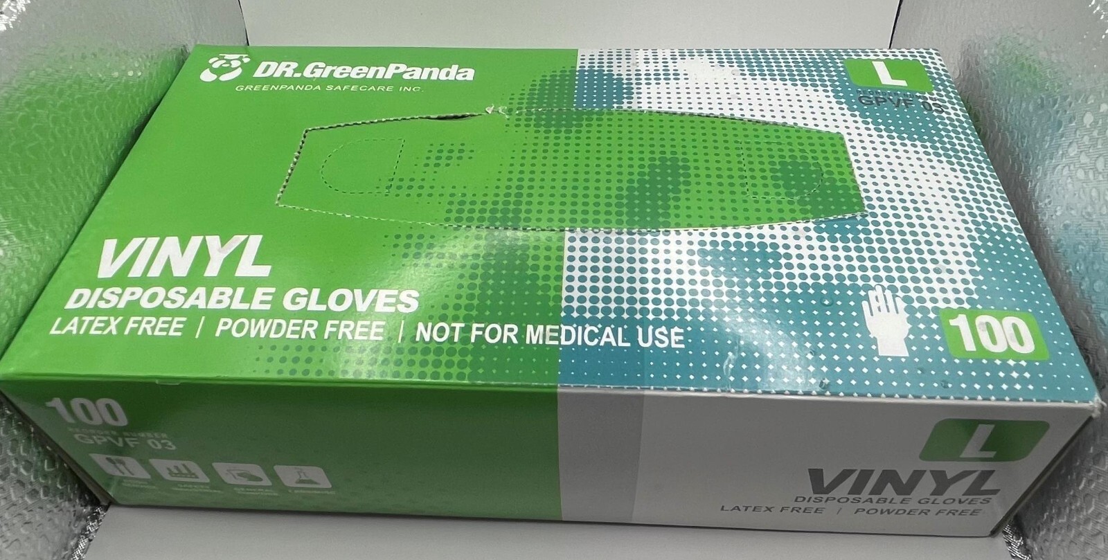 Vinyl Disposable gloves Medium 100 unit/pk   size 10pk
