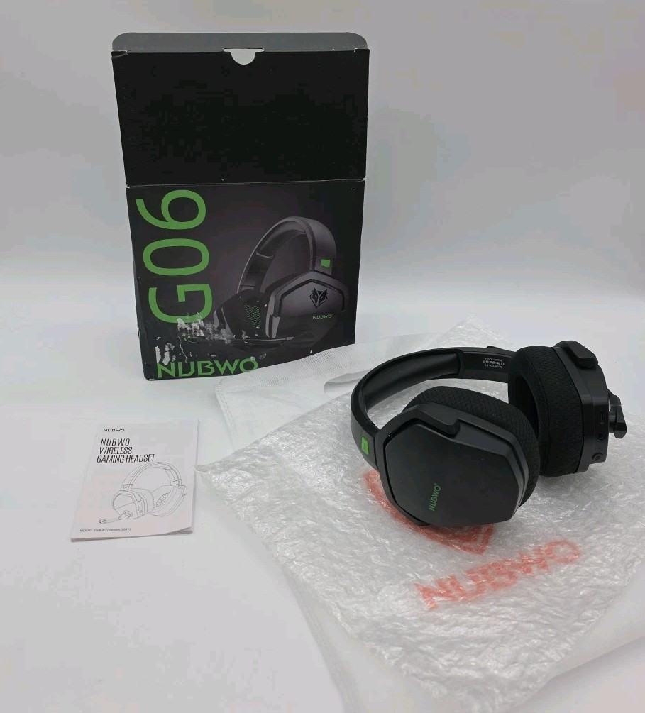NUBWO G06 BT 3031 Dual Wireless Gaming Headset Microphone PS5 PS4 PC