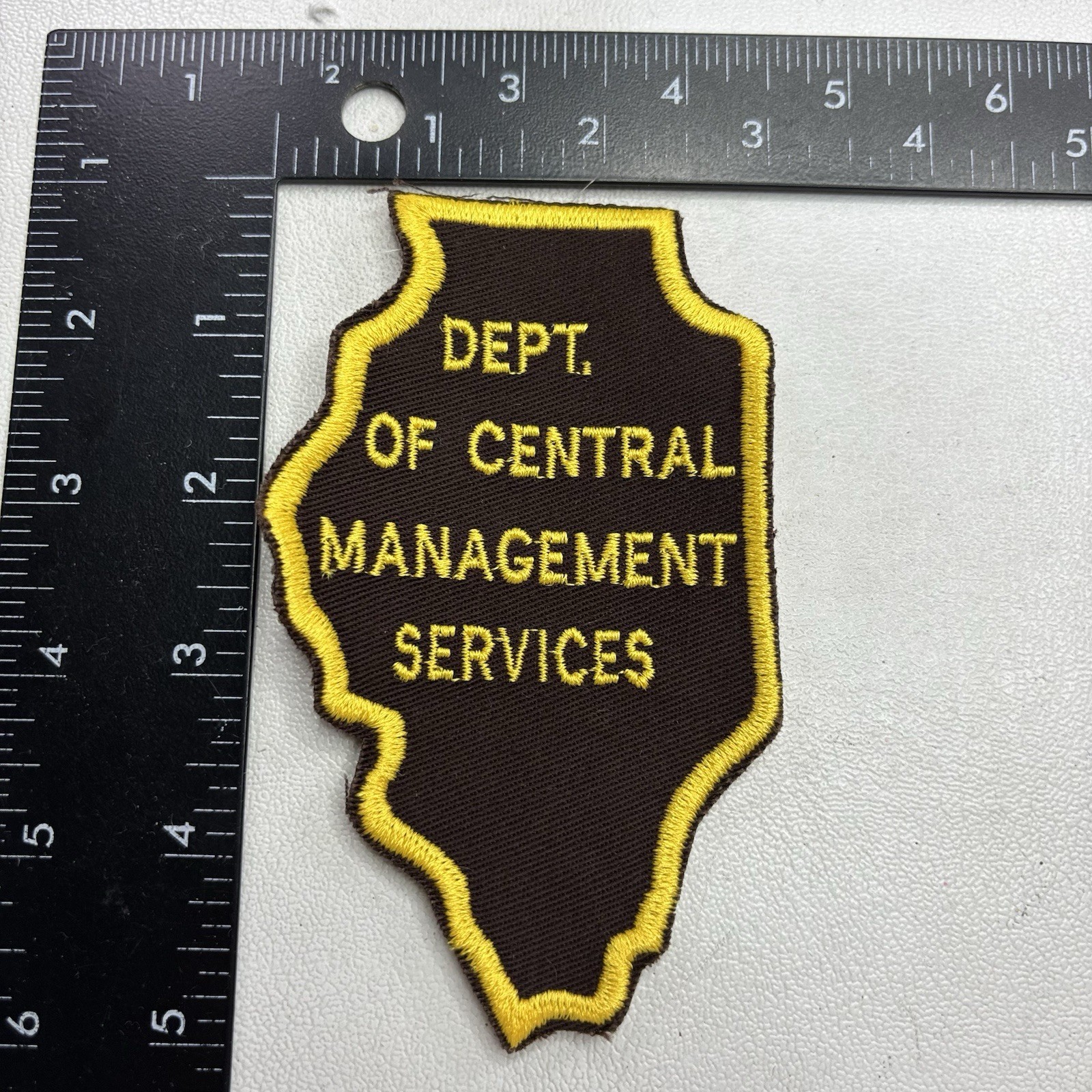 Vtg c 1990s ILLINOIS DEPARTMENT OF CENTRAL MANAGEMENT SERVICES Patch 00.4