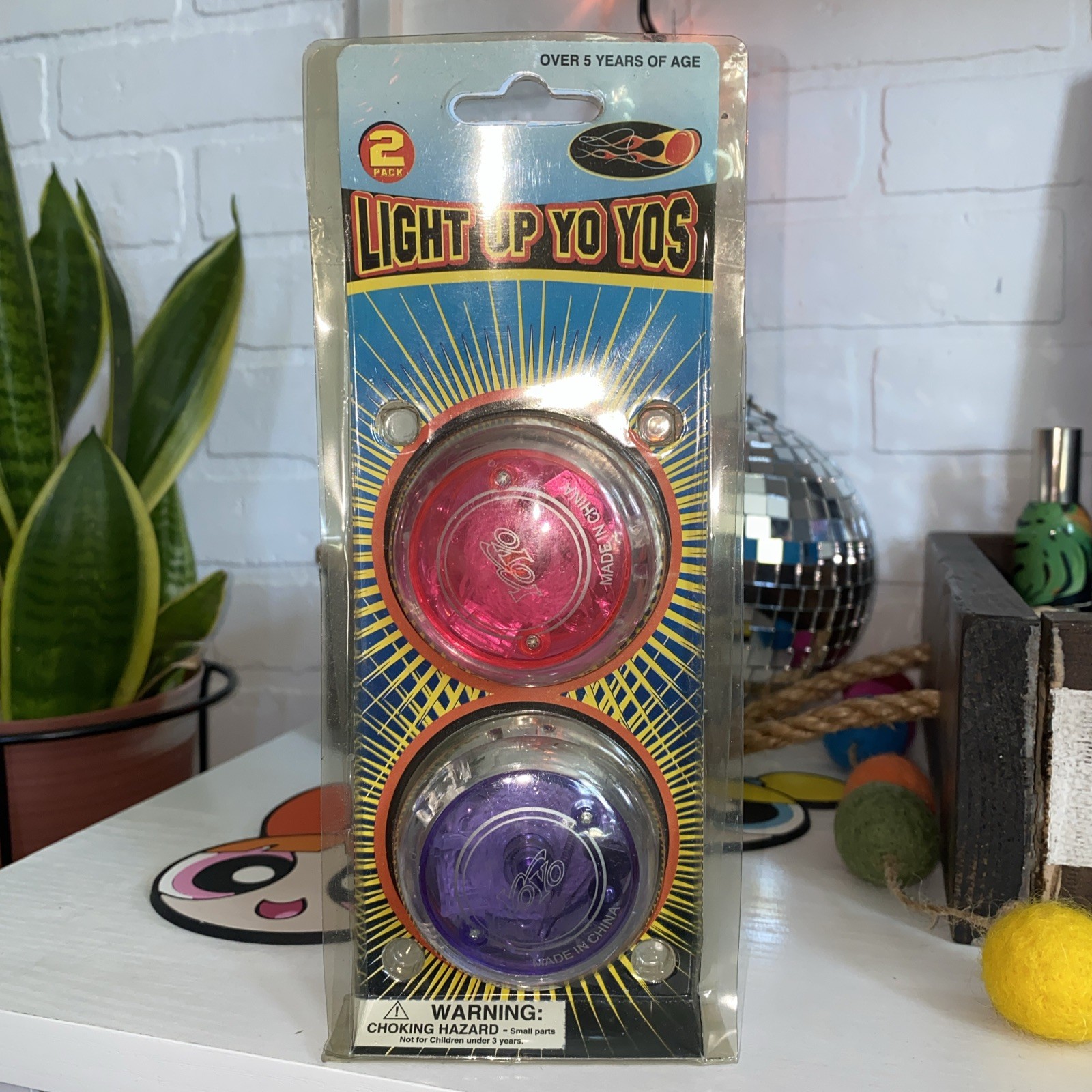 2 Pack Vintage  Light Up Yo Yos Y2K RETRO