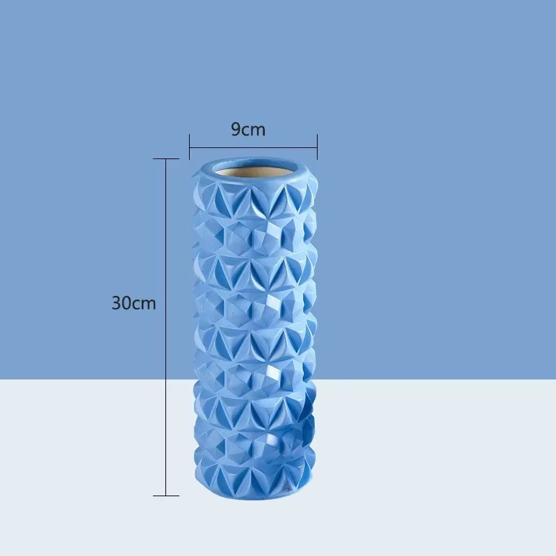 Yoga Column Gym Fitness Foam Roller Pilates Exercise Back Muscle Massage Soft Bl