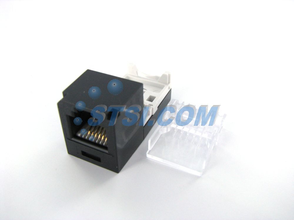 Panduit CJ66BL Cat3 Mini-Com Jack, Black ~STSI