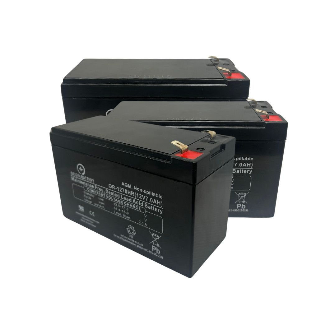 Tripp-Lite TE700 Replacement Battery Kit 3 Pack 12V 7AH High-Rate UPS Series