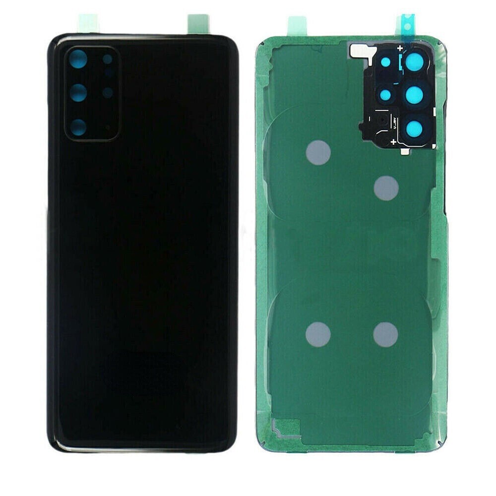 Back Black Glass Cover With Camera Lens For Samsung Galaxy S20 Plus
