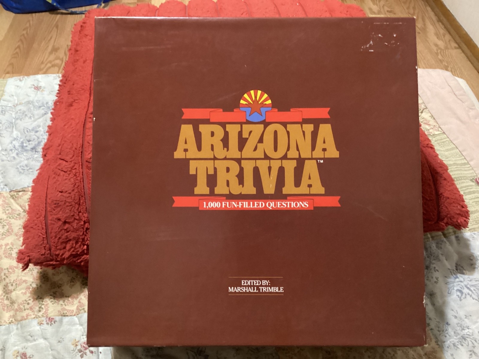 ARIZONA TRIVIA 1985 TRIVIA BOARD GAME,COMPLETE/GRAND CANYON STATE,FREE POSTAGE!!