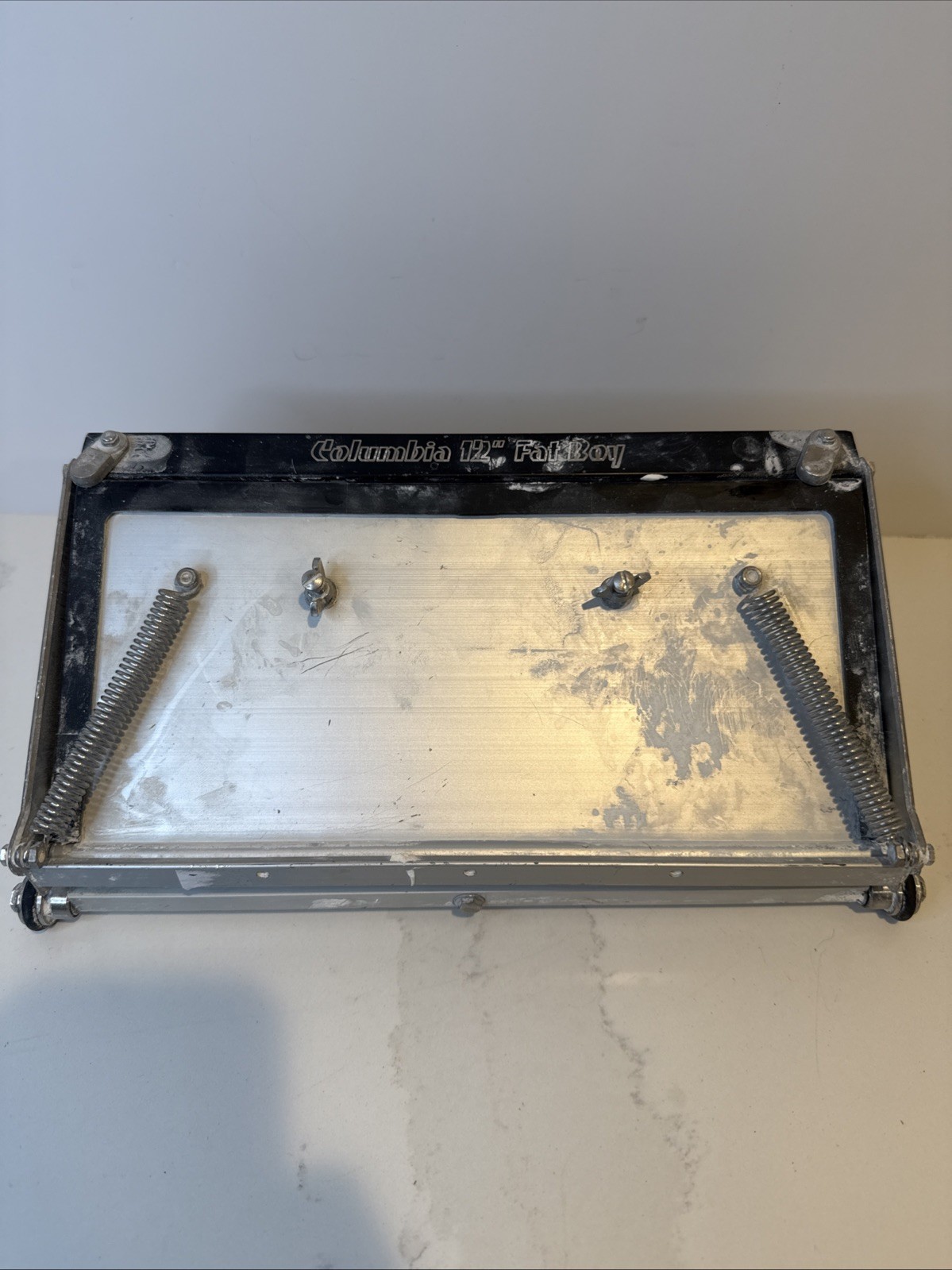 Columbia "FAT BOY" 12"  Flat Box Drywall Taping Tool Box  (USED) / Ships Fast!