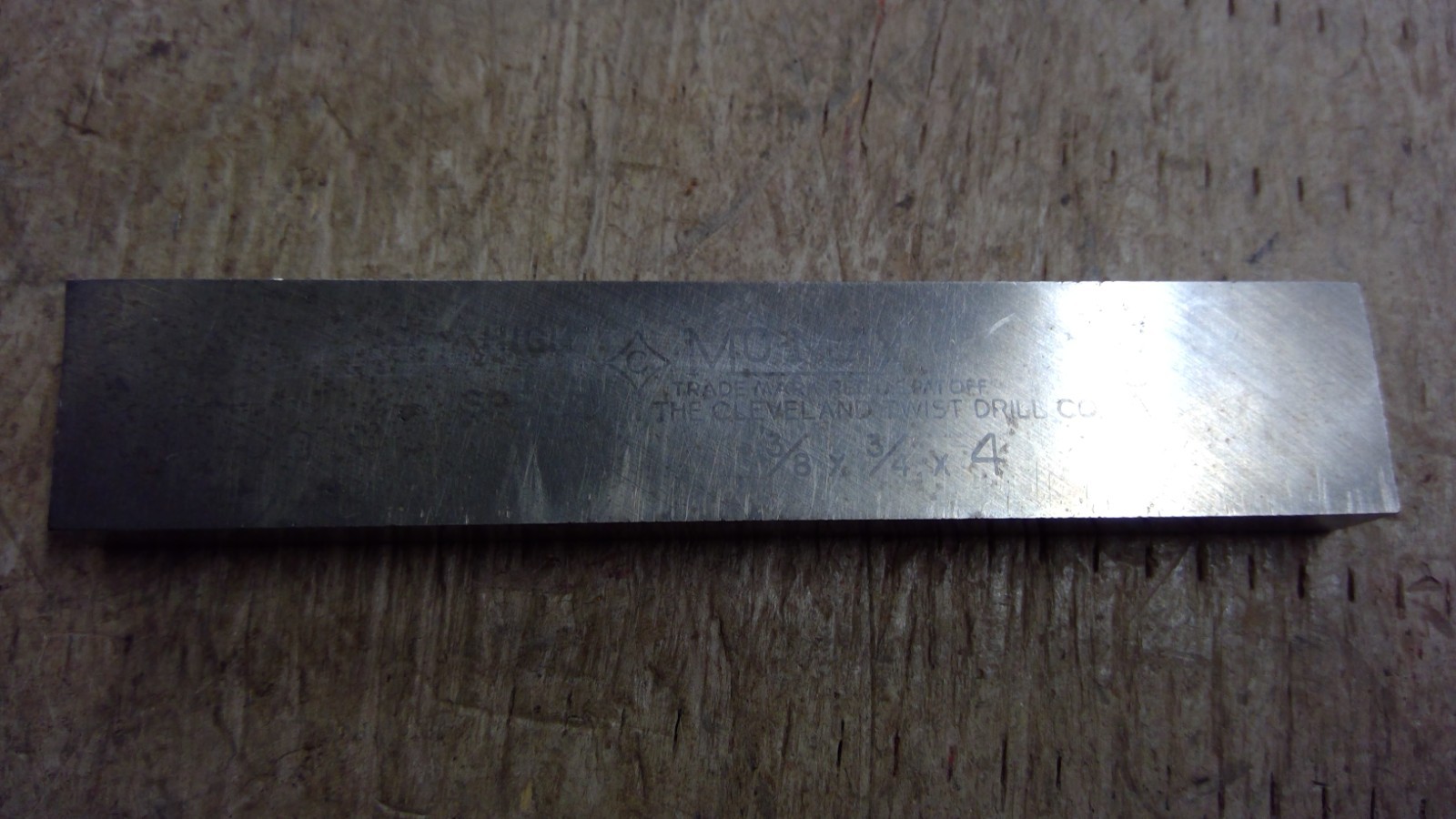 VTG Machinist 3/8" HSS Lathe Tool Bit MO-MAX CLEVELAND USA High Speed Steel 4"