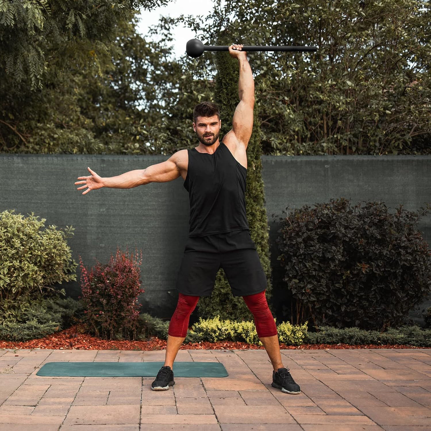 POWER GUIDANCE Steel Mace Macebell Cast Iron Training Full Body Workout, Shoulde