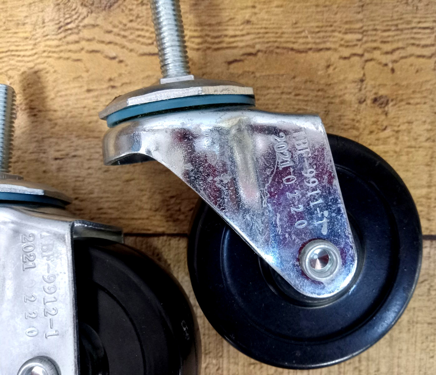 Replacement Casters for TRINITY Bamboo Top Kitchen Cart Costco Item 1049997