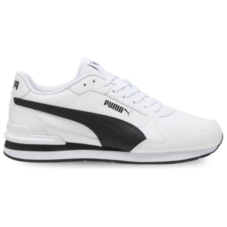 PUMA ST Runner v4 Leather White Cast Iron - 399068-02