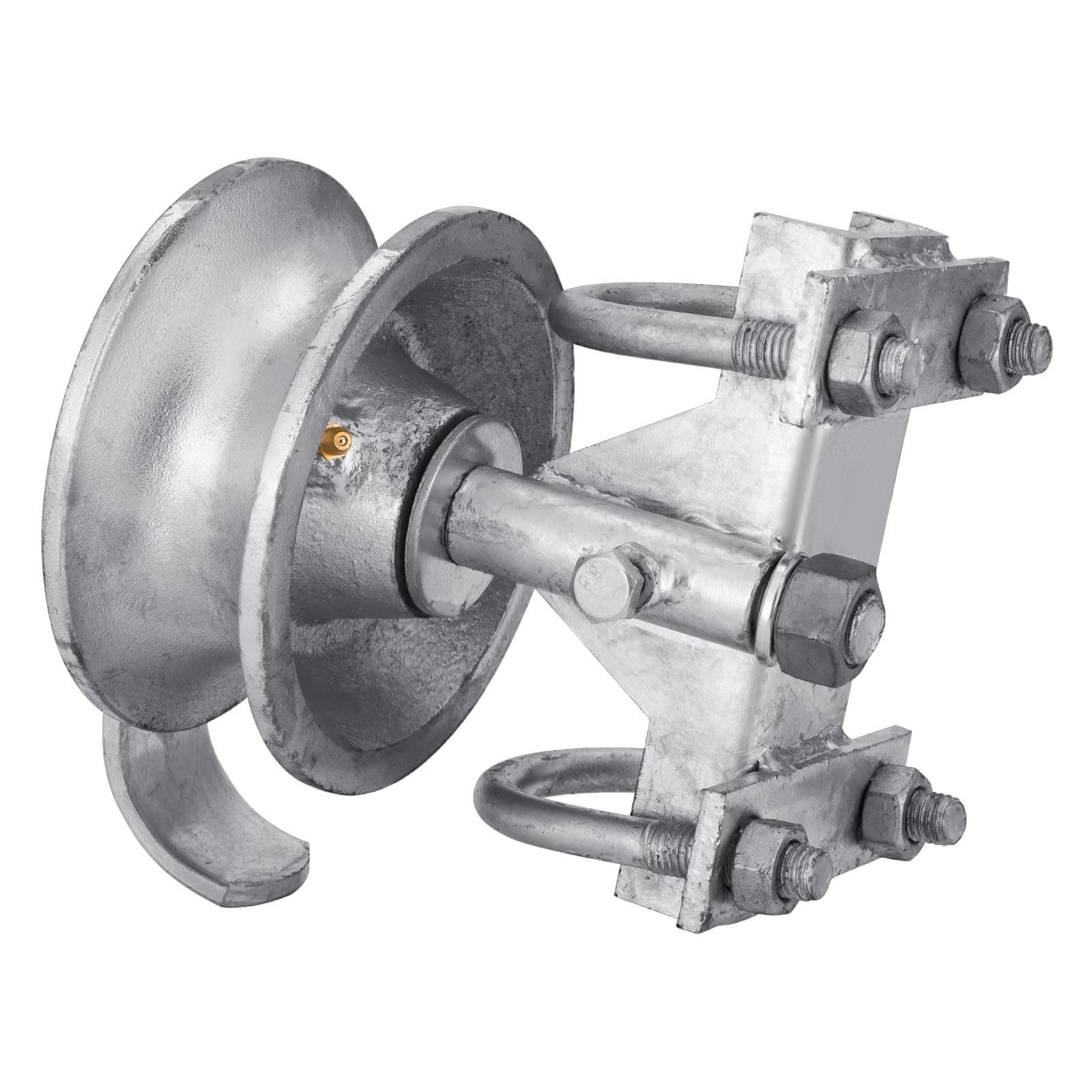 Galvanized Steel Sliding Gate Rollers Hardware Kit for 2" Gate Frame & Track Pip