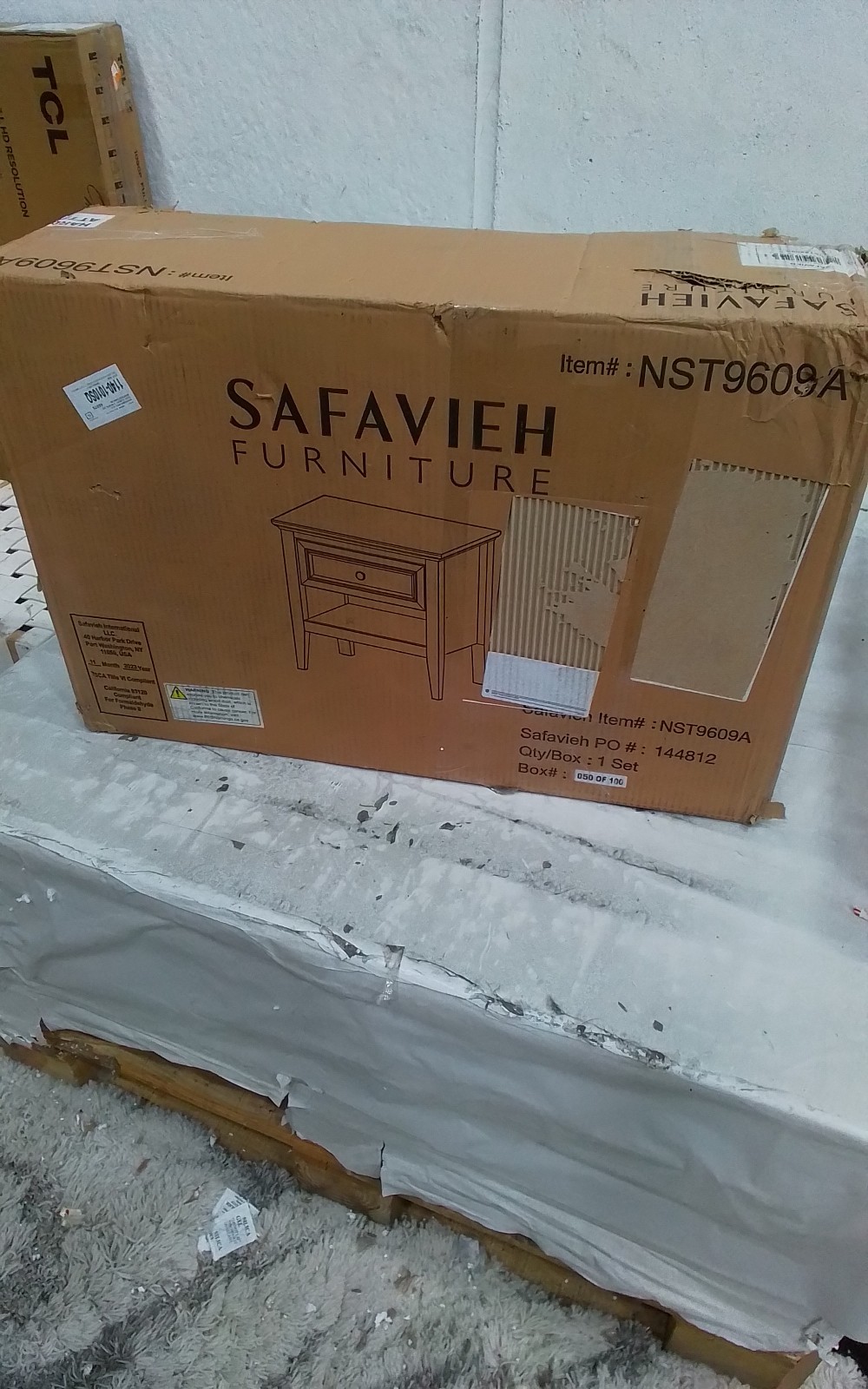 Safavieh SONDRA 1 DRWR 1 SHLF NIGHTSTAND, Reduced Price 2172763268 NST9609A