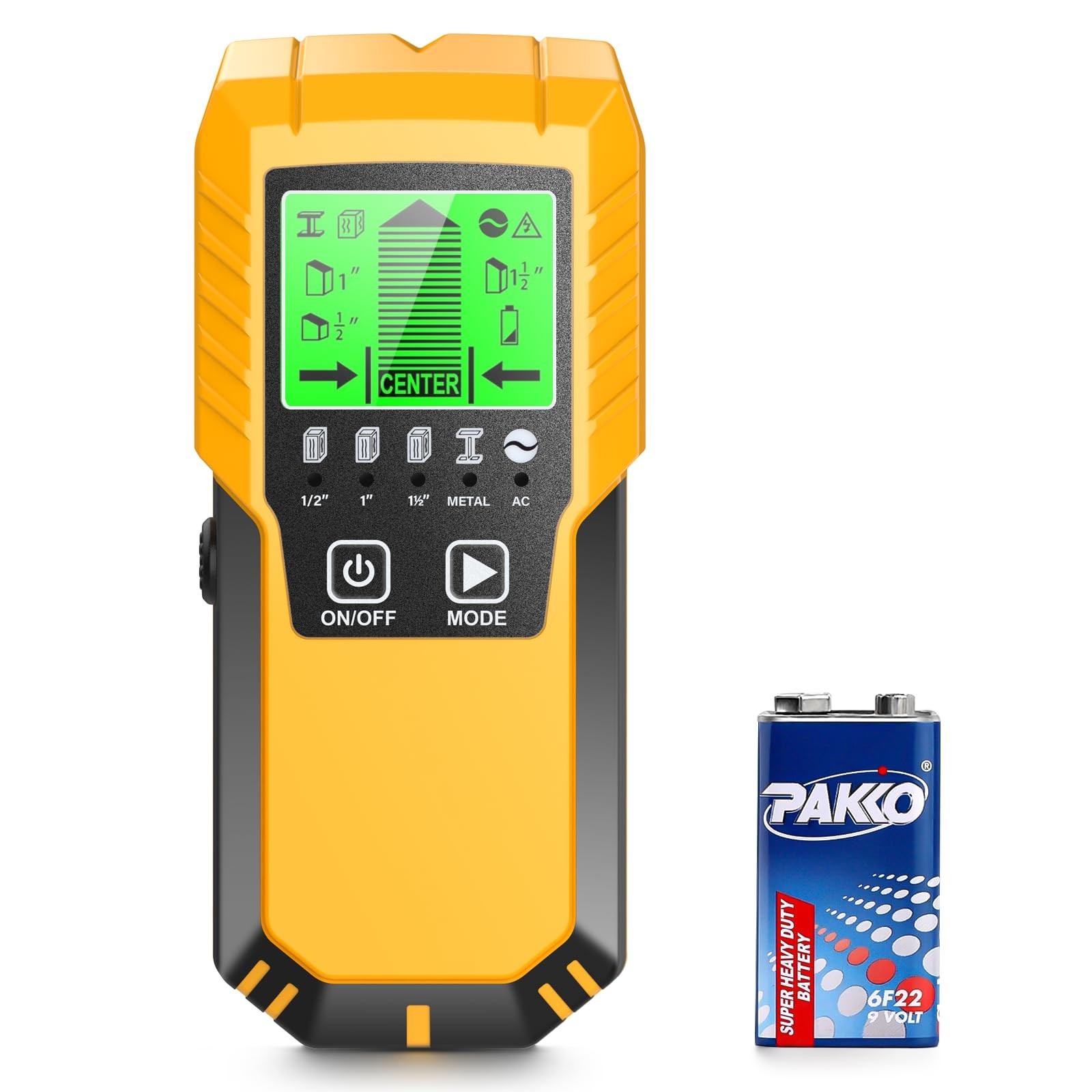 Escáner De Pared Con Sensor De Detector De Postes - 5 en 1 Localizador De Sensor