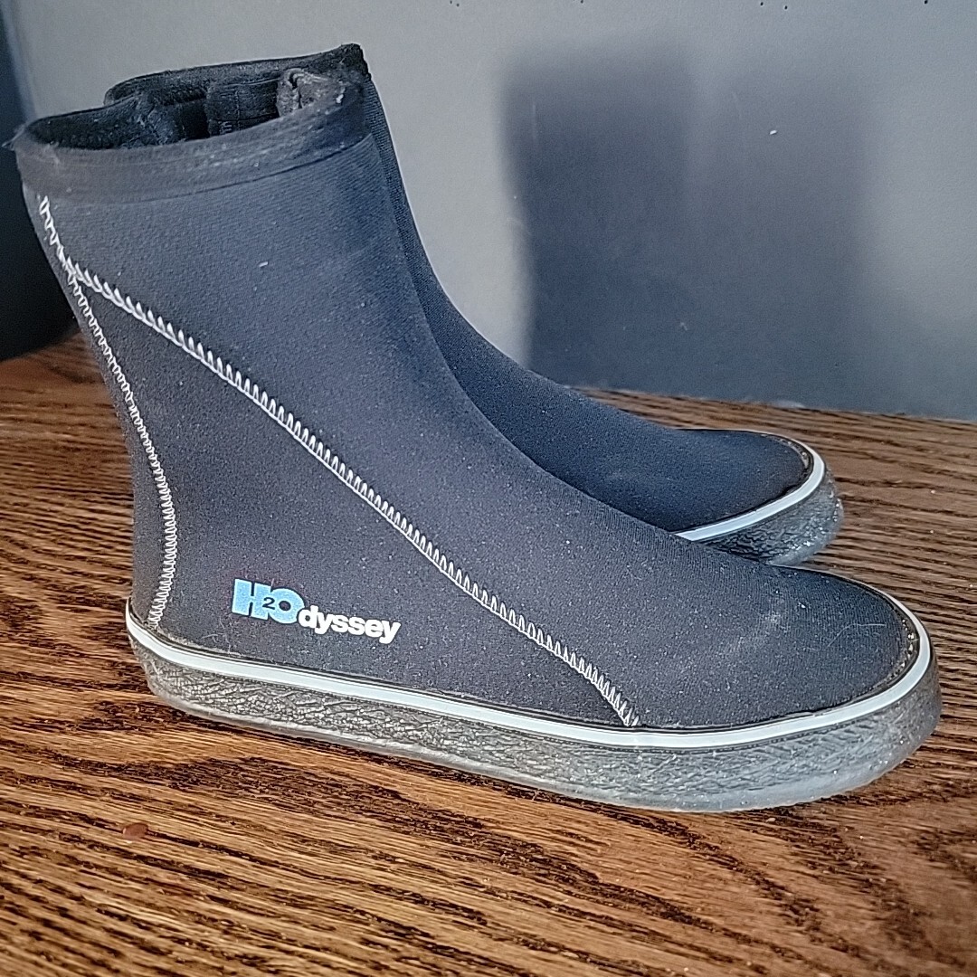 H2O Odyssey Scuba Shoes Unisex Mens 9 Womens 10 Diving Equipment Zip
