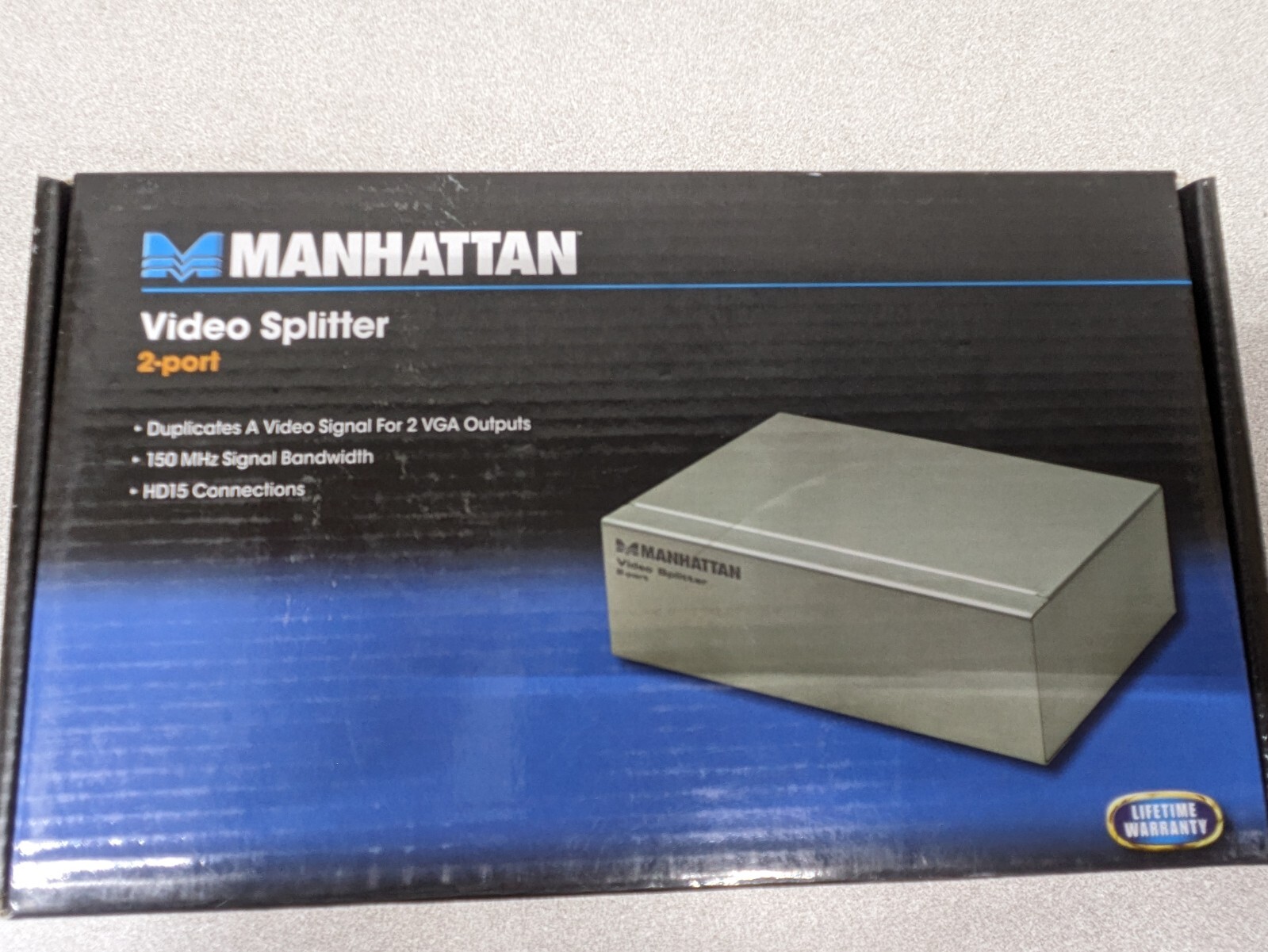 Manhattan video splitter 2 port Model No. 177207 - NEW, never used