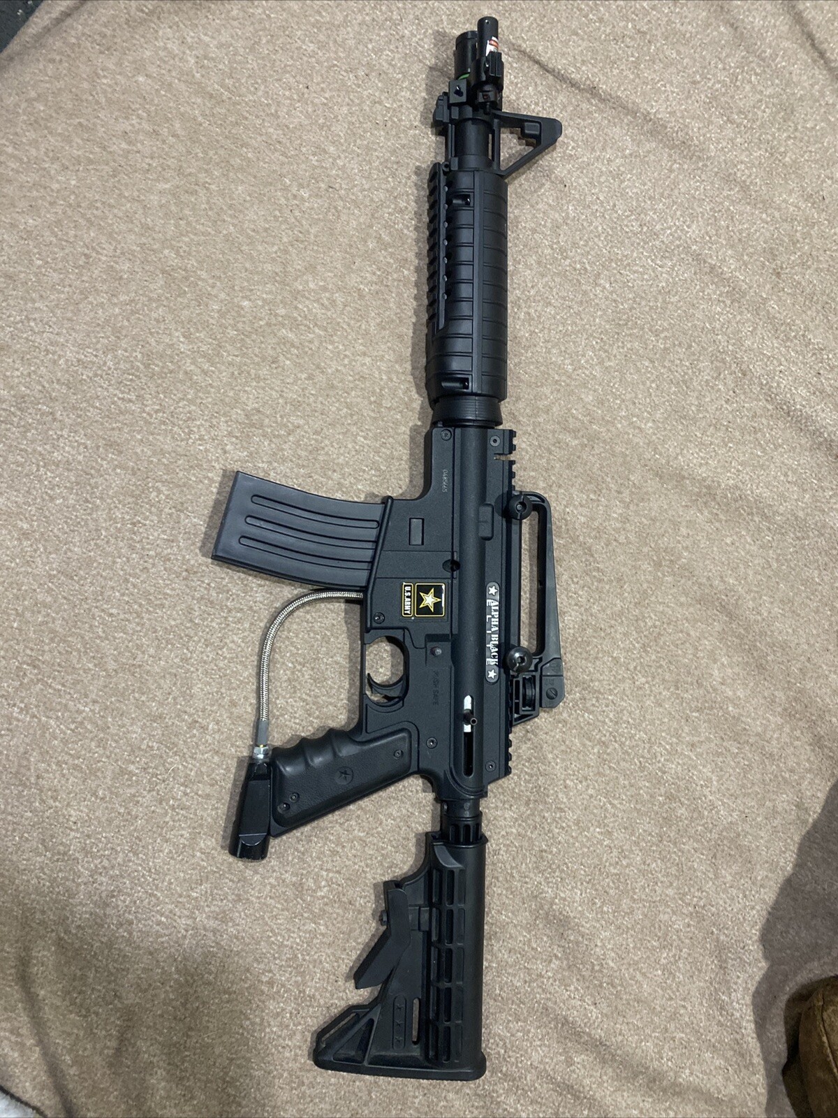 Tippmann US Army Alpha Elite Paintball Marker - Black