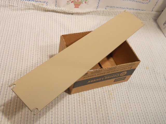 2u 19" 3/16 Heavy Duty Blank Panel Metal Rack Mount Filler spacer tan in color