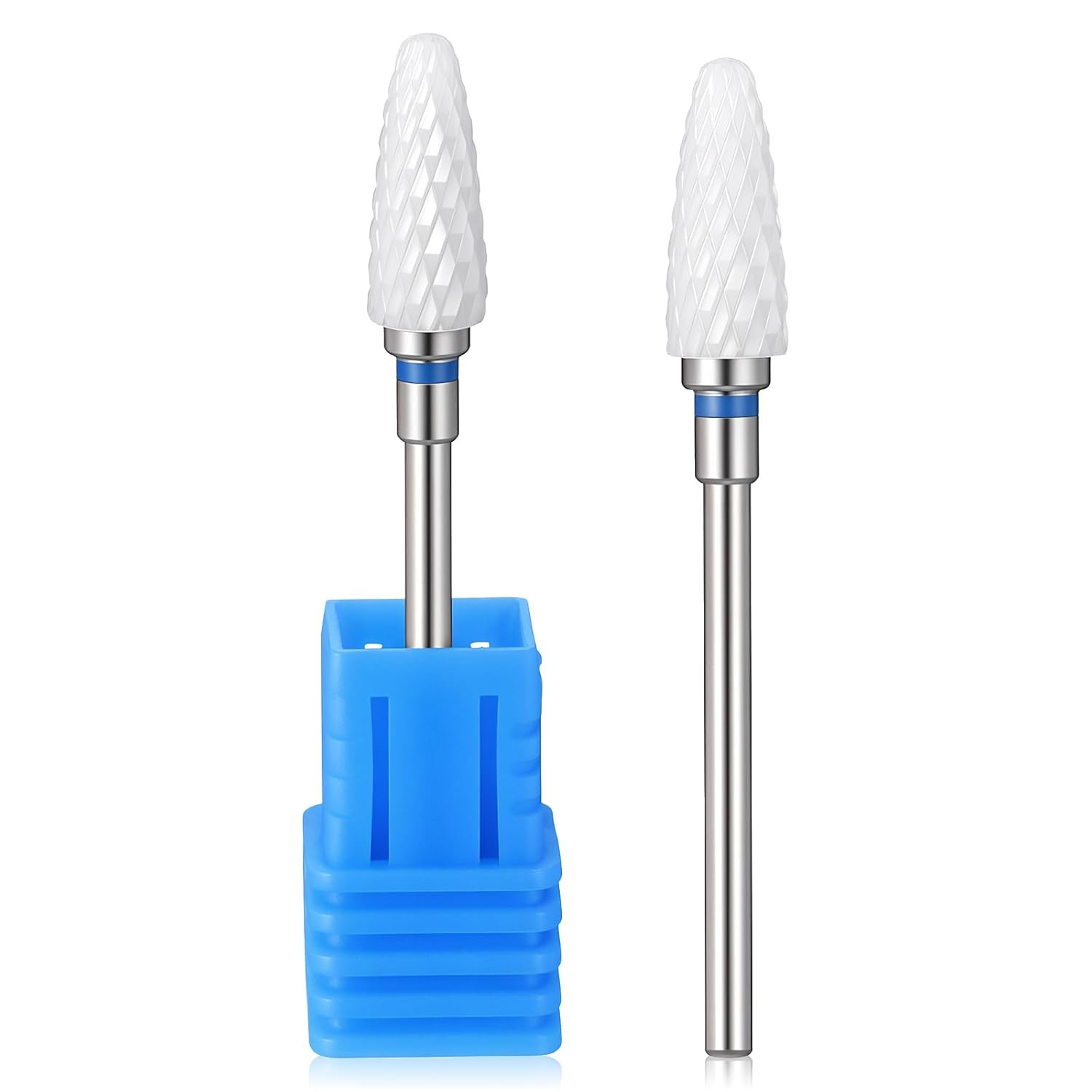 3/32" Ceramic Nail Drill Bit Flame Tip Acrylic Gel Remover Cuticle Cleaner Bit