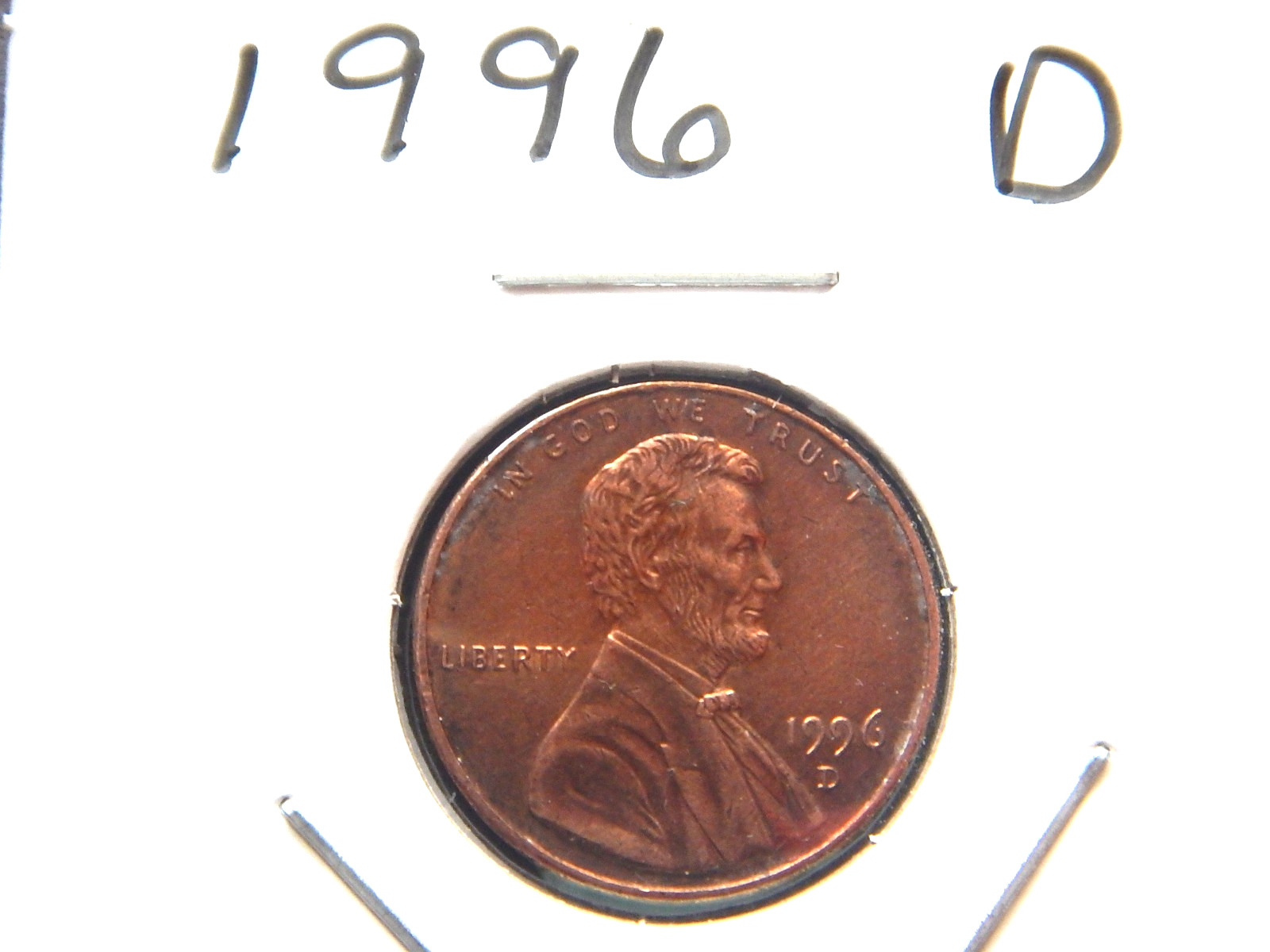 1996 (D) Lincoln Penny
