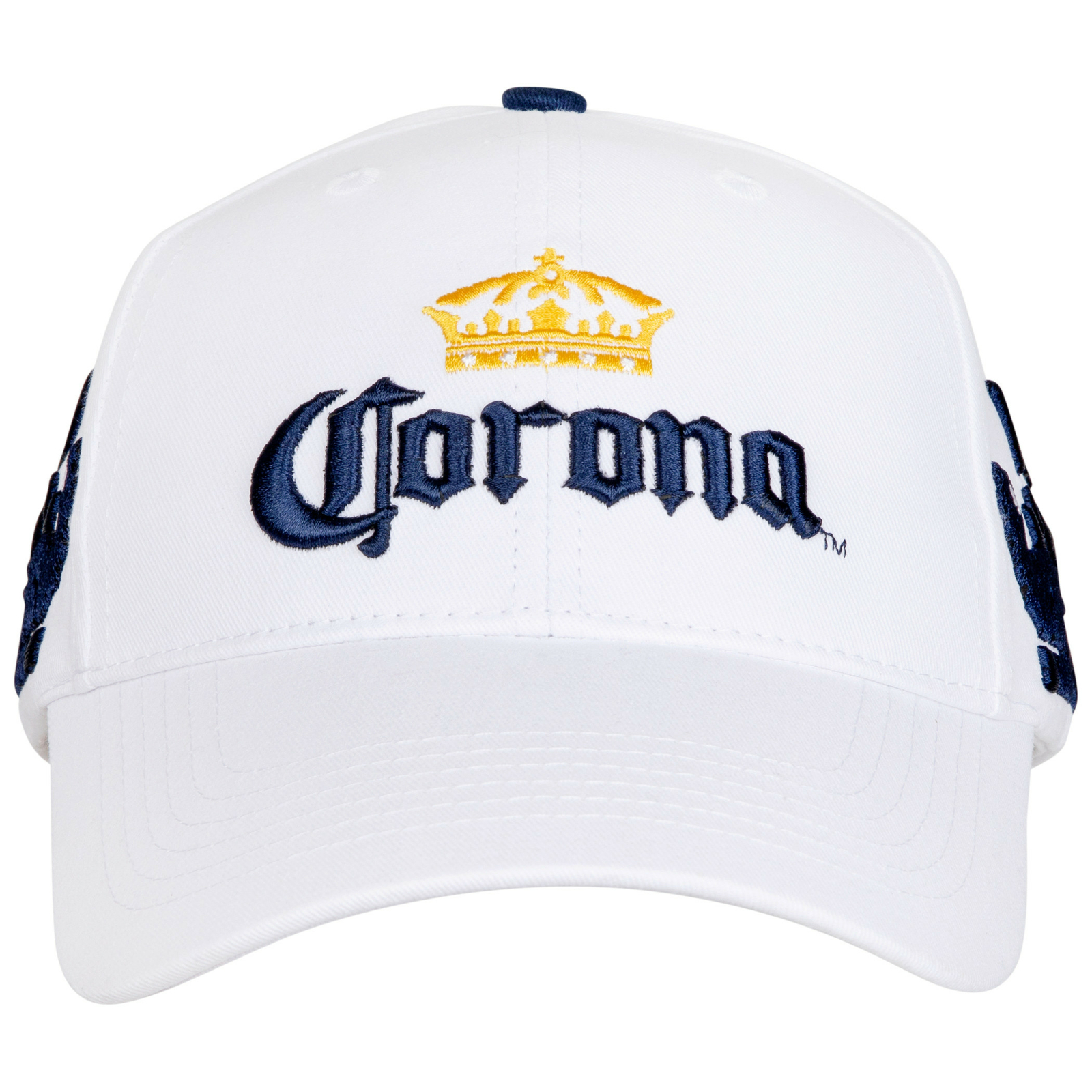 Corona Extra Crown White Adjustable Strapback Hat White