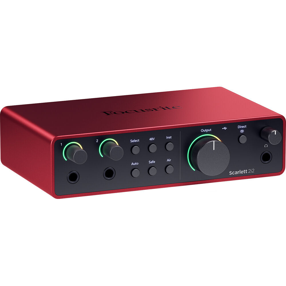 Focusrite Scarlett 2i2 Studio USB-C Audio Interface with Microphone and Headphon