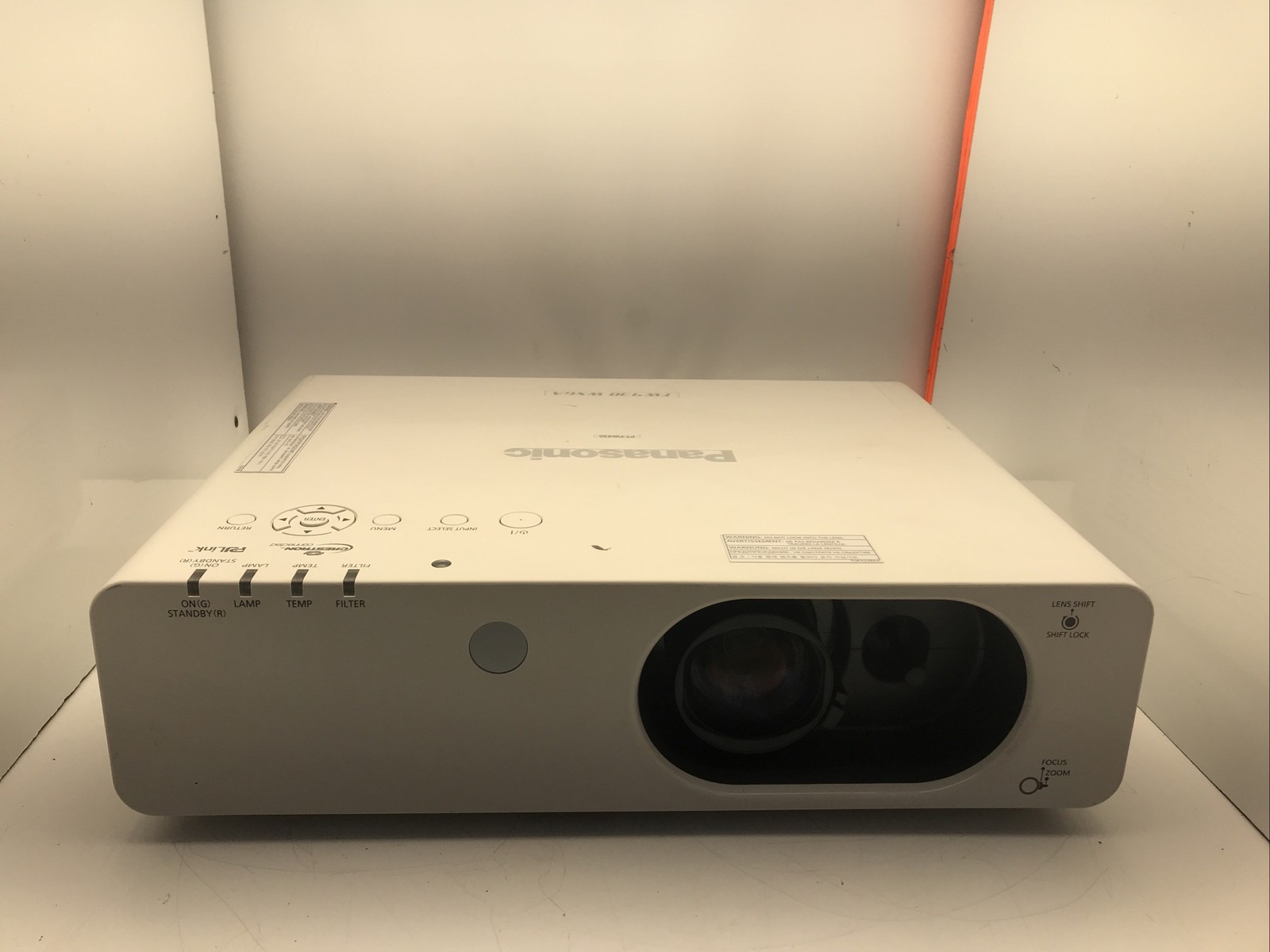 Panasonic PT-FW430 WXGA Projector 3500 Lumens 5990 Lamp hours Tested working