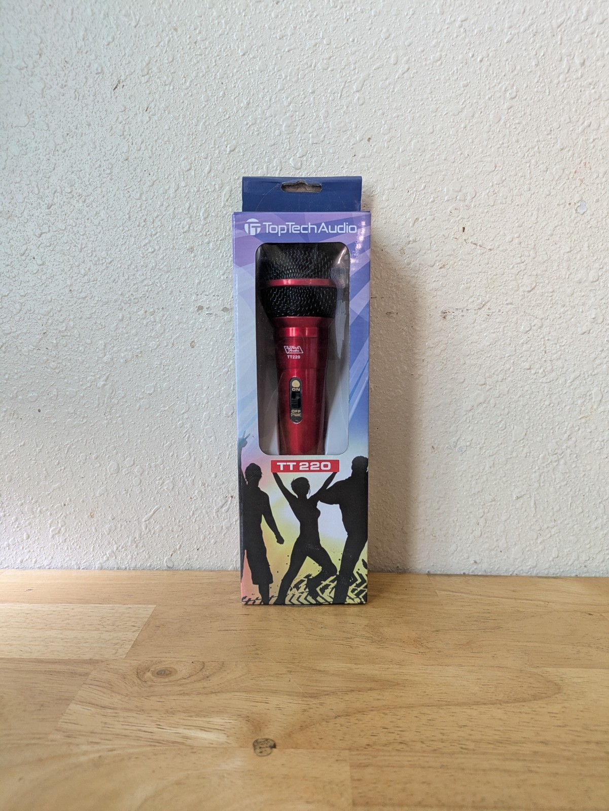 TOPTECH AUDIO DYNAMIC Wired Microphone RED