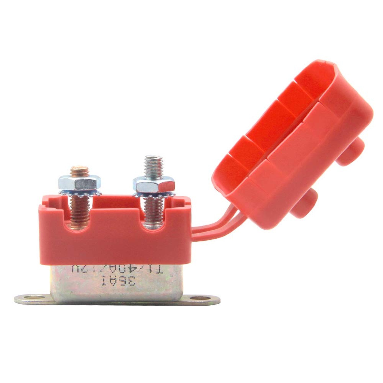 12V 40A Circuit Breaker, 10-32 Stud Bolt Terminals Bracket Auto Reset for Aut...