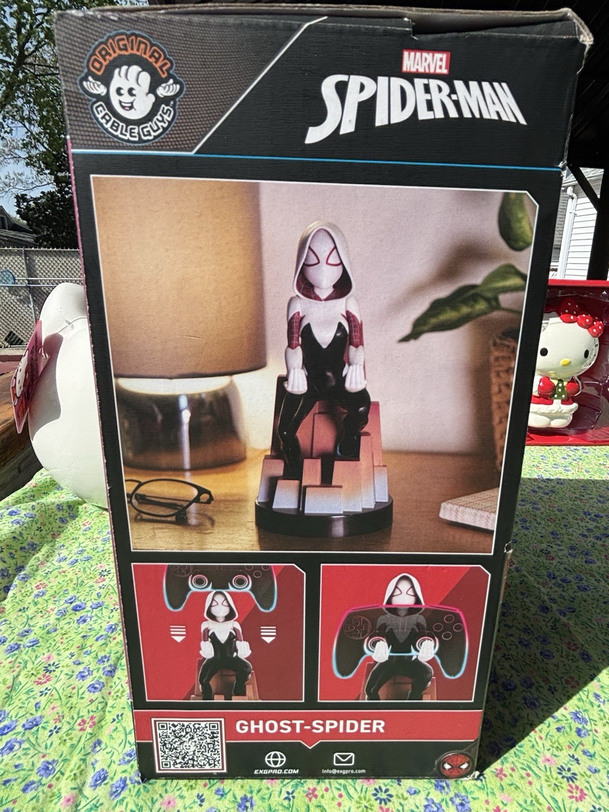 Marvel Spider-Man Ghost-Spider/Spider-Gwen Phone & Controller Holder, 8.5"