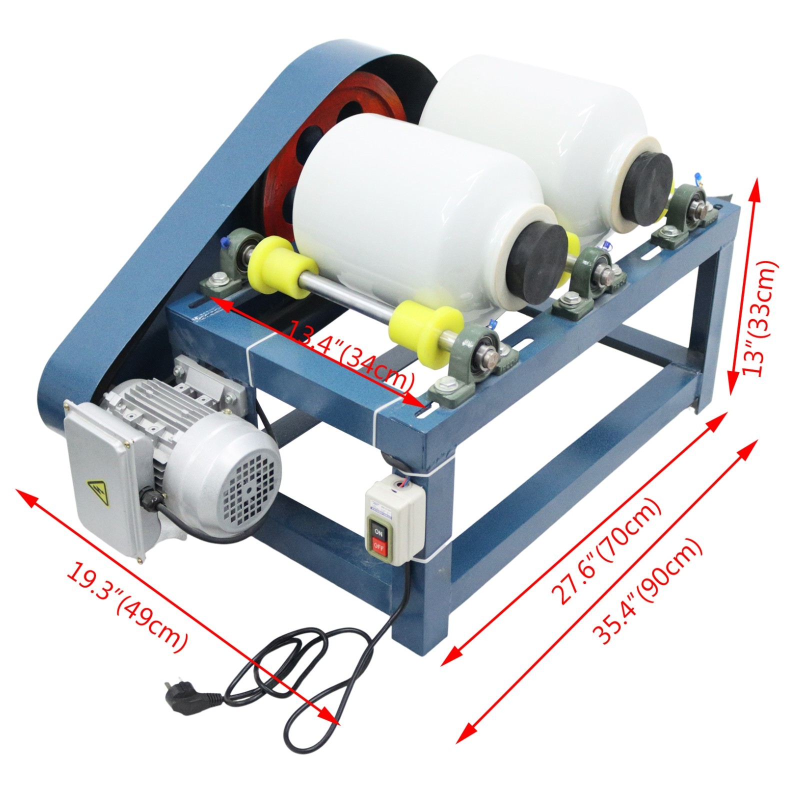 Ceramic Ball Mill Grinding Machine Ink Glazes Pyrotechnics Lab Mineral Ceramics