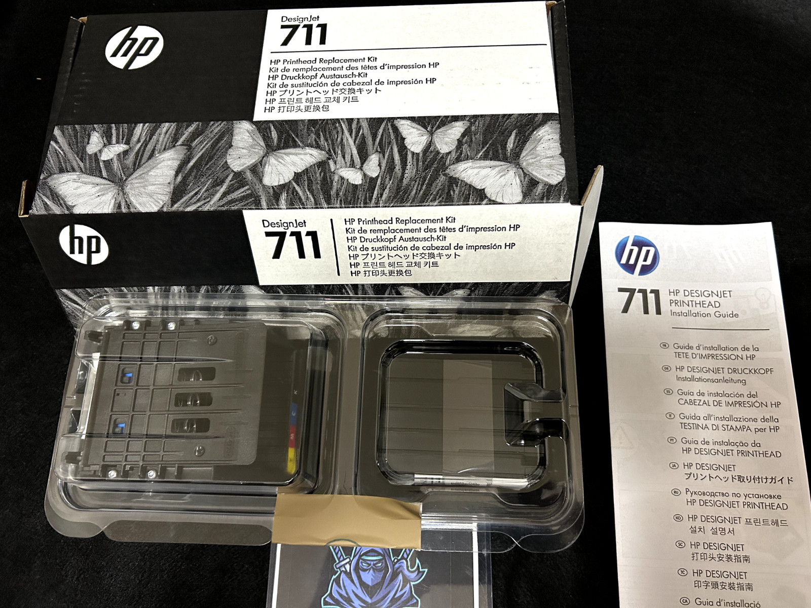 HP C1Q10A HP 711 Printhead Replacement Kit From Japan