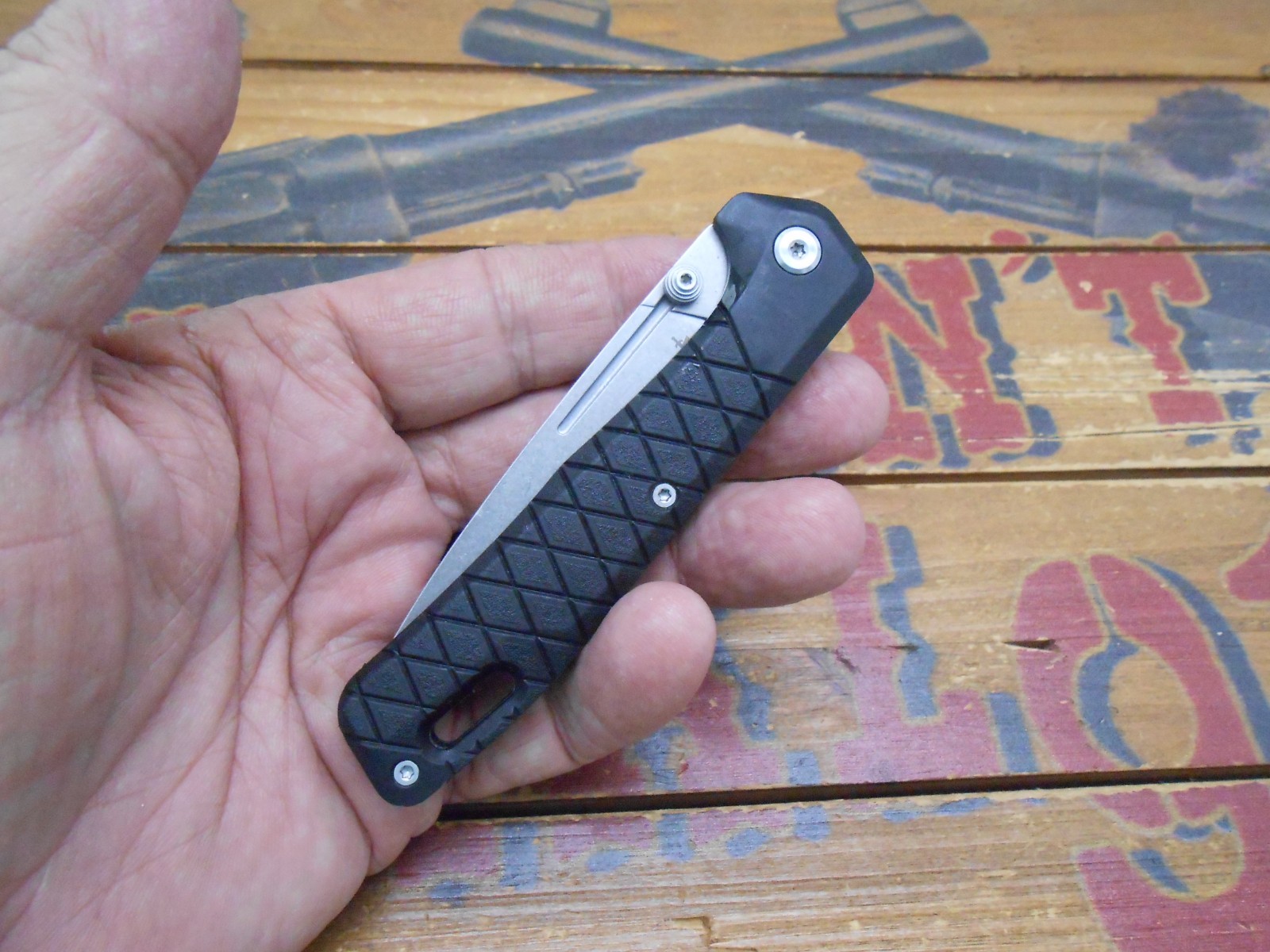 Gerber Zilch Pocket Knife Liner Lock Plain Edge Blade