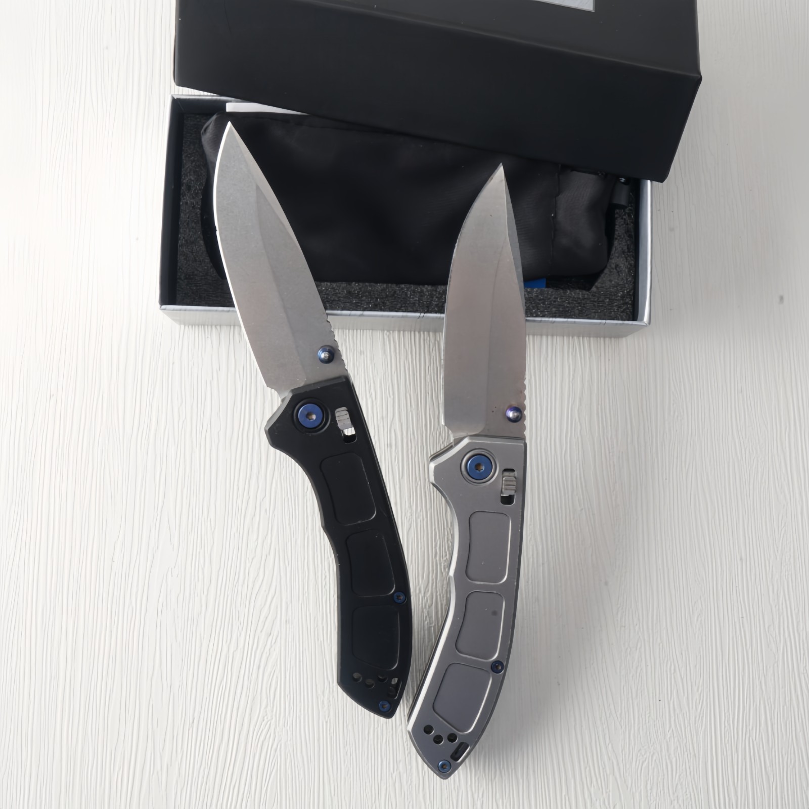748 folding knife, aluminum handle, pocket knife, portable small knife
