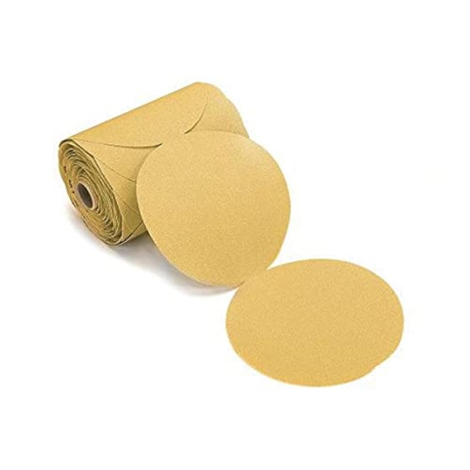 Mirka Sticky Back PSA Sanding Disc Link Roll 6 In Dia 220 Grit Gold 23-342-220