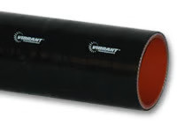 Vibrant 27131 Tubing Coupler Straight 2-3/4 in ID 12 in Long Black Silicone