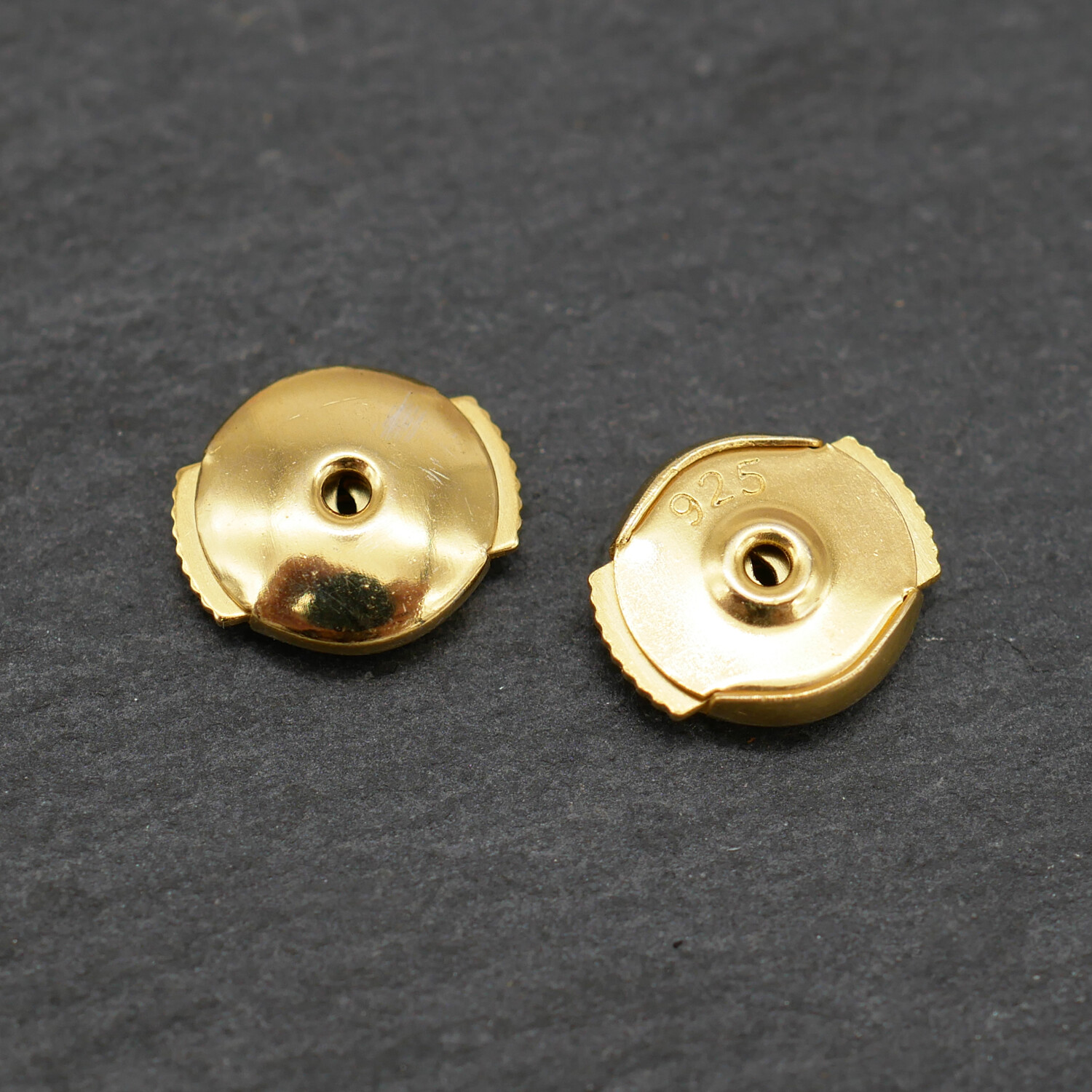 Gold Tone Locking Earring Backs Sterling Silver Earring Backs For Studs A4395