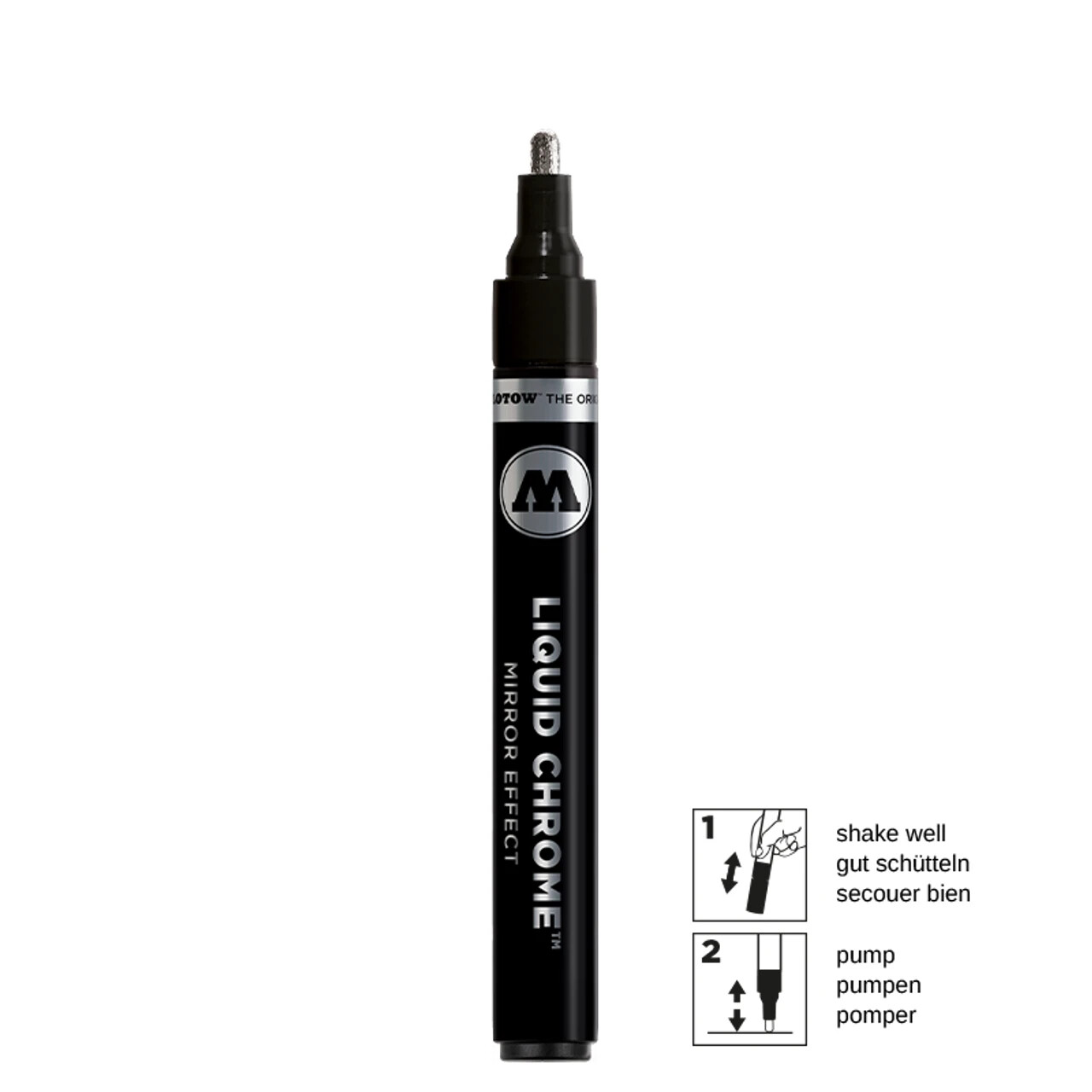 Molotow Liquid Chrome Pump Marker, 4mm