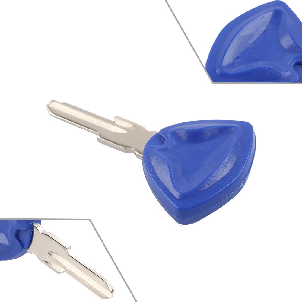 Blade Uncut Blank Key Replacement Right For CAN-AM SPYDER TRIKE GS 990 RS Blue