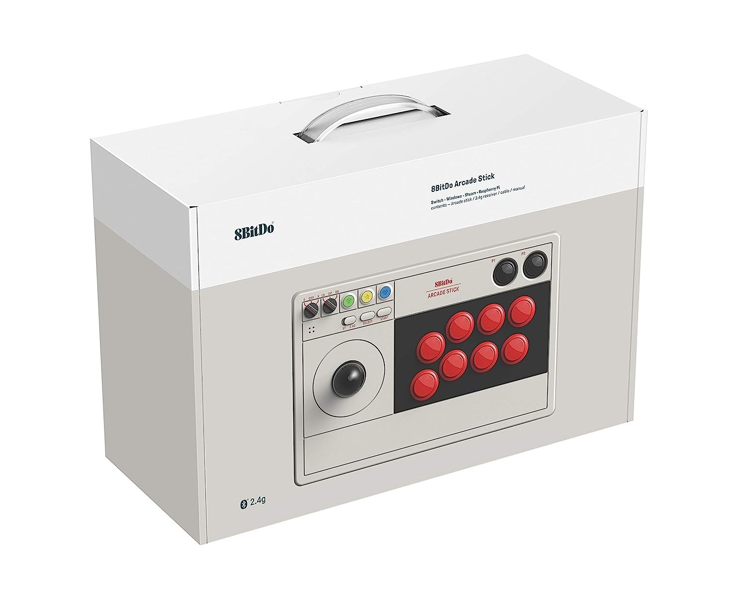 8Bitdo Arcade Stick for Switch & Windows with Bluetooth or Wired Connection