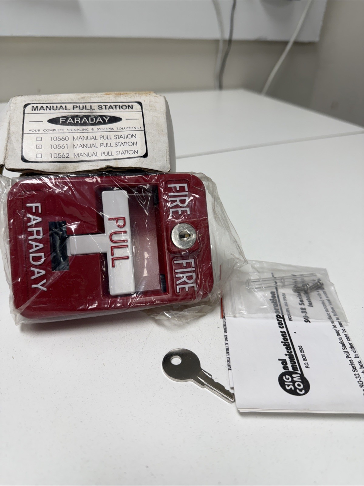FARADAY 10561 PULL STATION RED