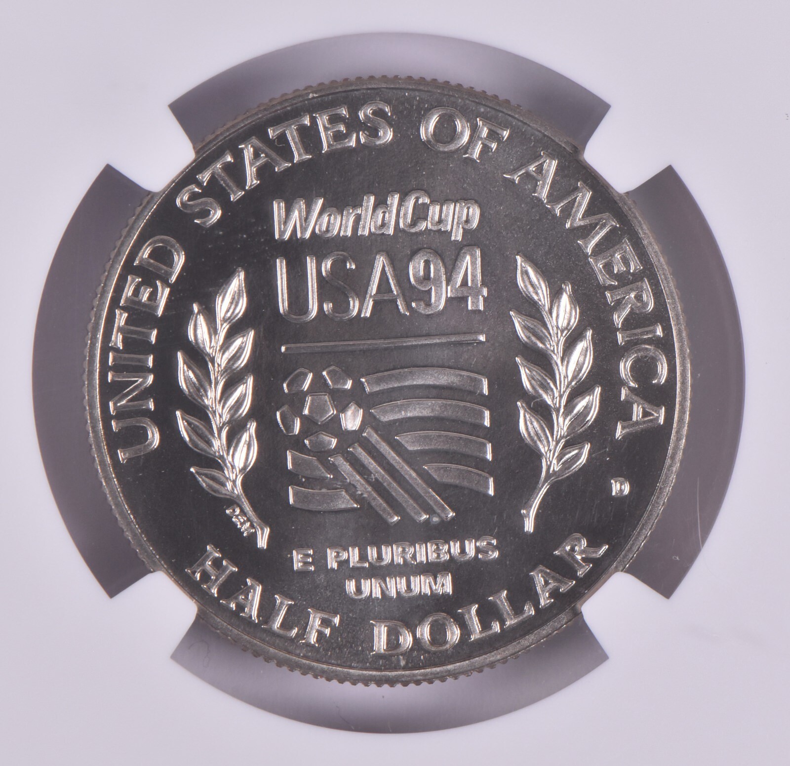 MS70 1994-D World Cup Soccer Commemorative Half Dollar NGC