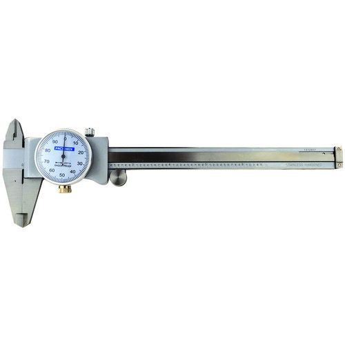 6" Dial Calipers Carbide Jaws Black Face Certified Precision Measuring Procheck