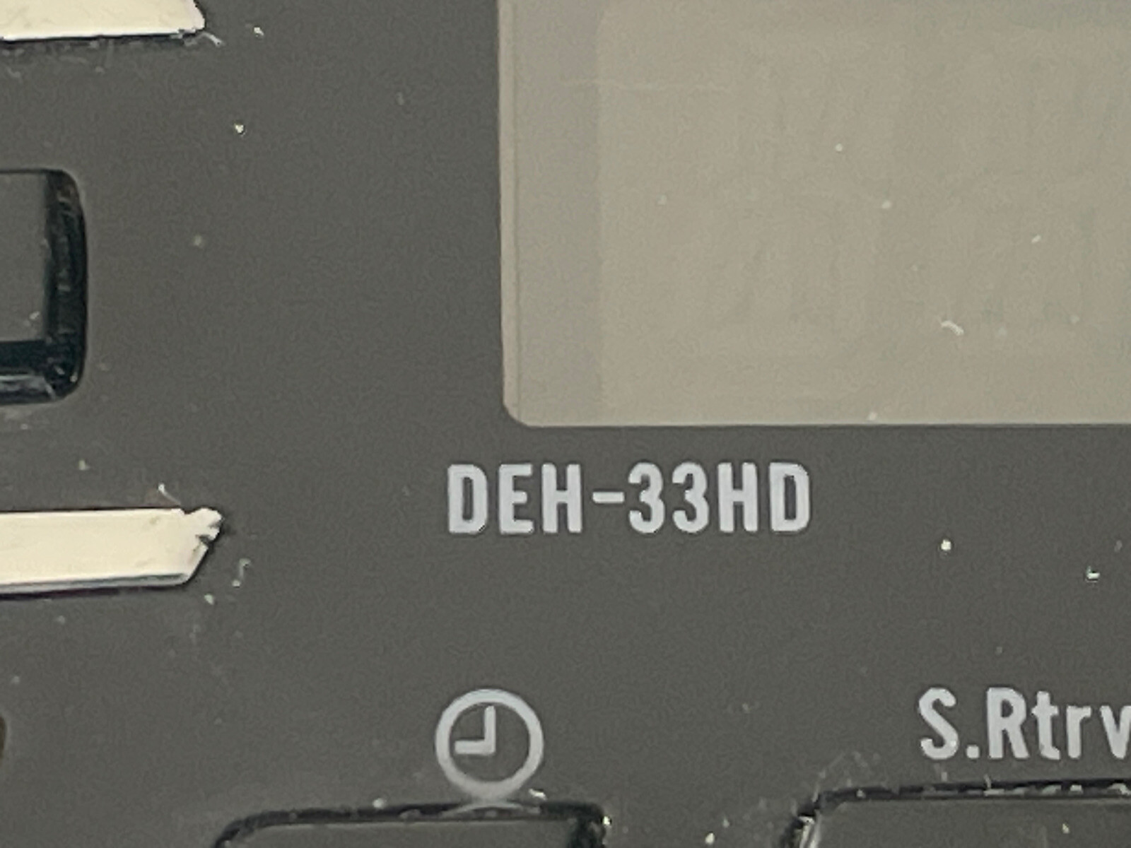 PIONEER DEH-33HD CAR STEREO ONLY PIONEER DEH-33HD FACEPLATE ONLY OEM🟠