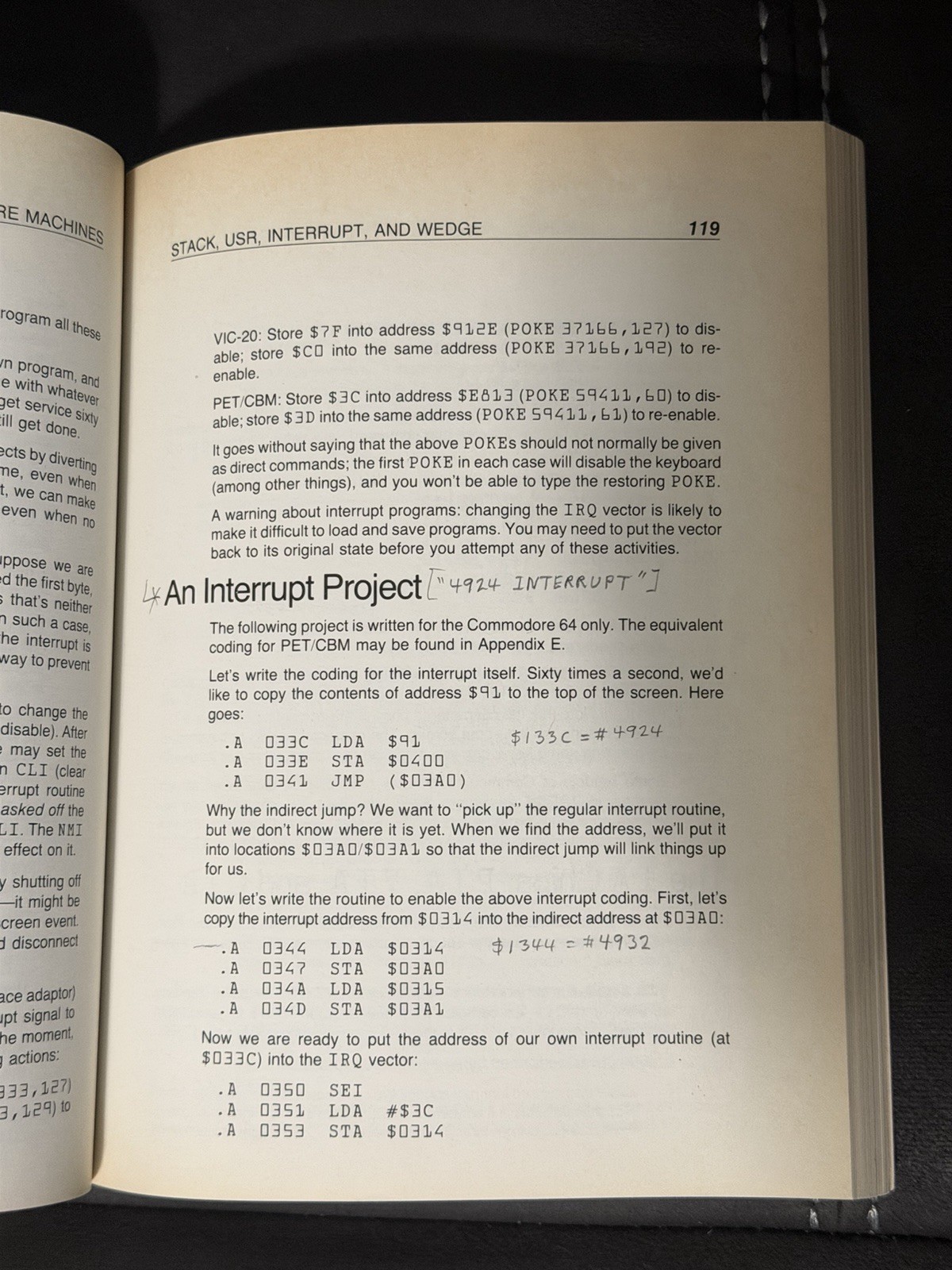 Machine Language for the Commodore 64 by Jim Butterfield 1984 First Edition