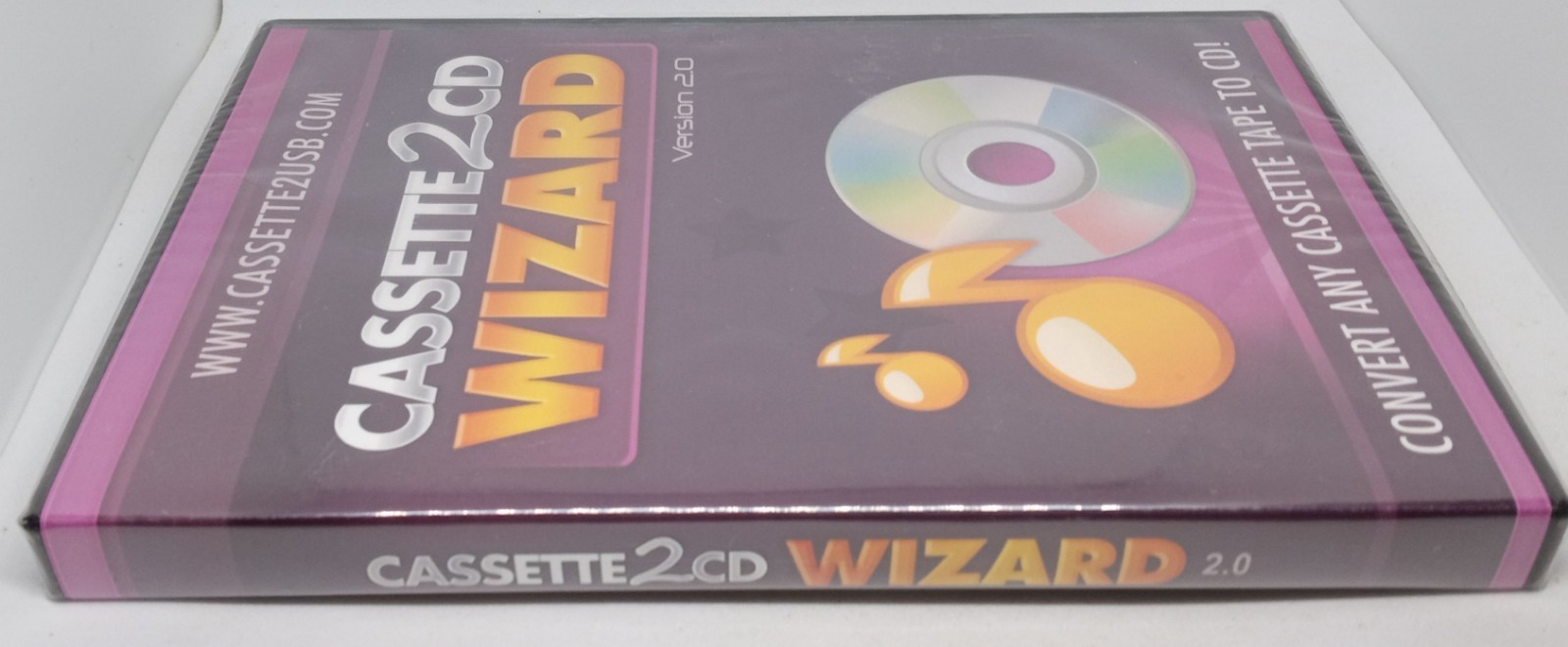 Cassette 2 CD Version 2.0 Clearclick Software Factory Sealed Windows 8/7