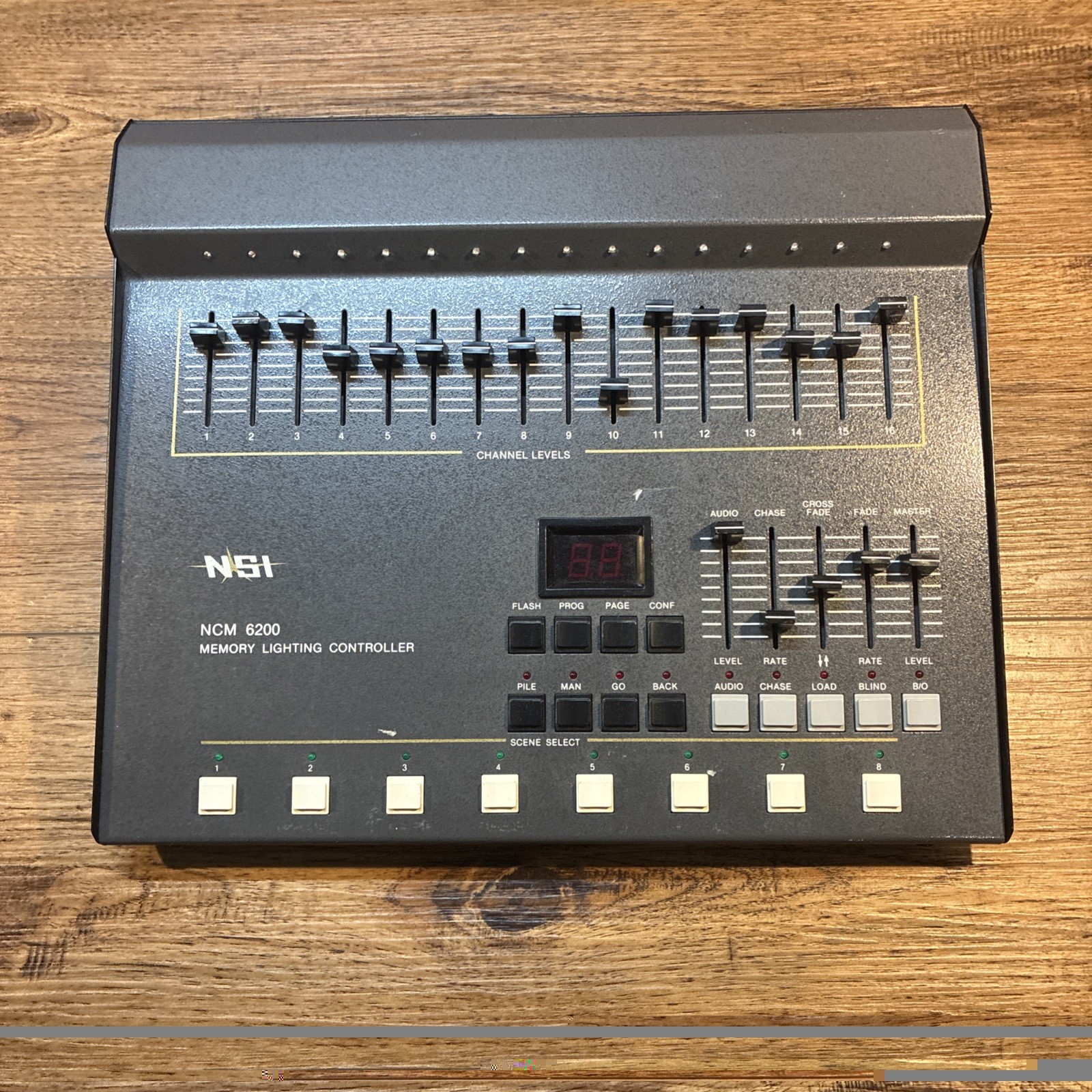 NSI NCM 6200 Stage memory Lighting Controller midi microplex untested
