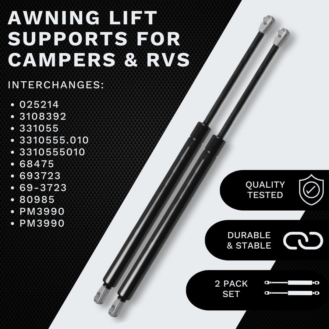 Qty 2 Replaces 3108392.139 331055.010 025214 A818WP Awning Lift Support for