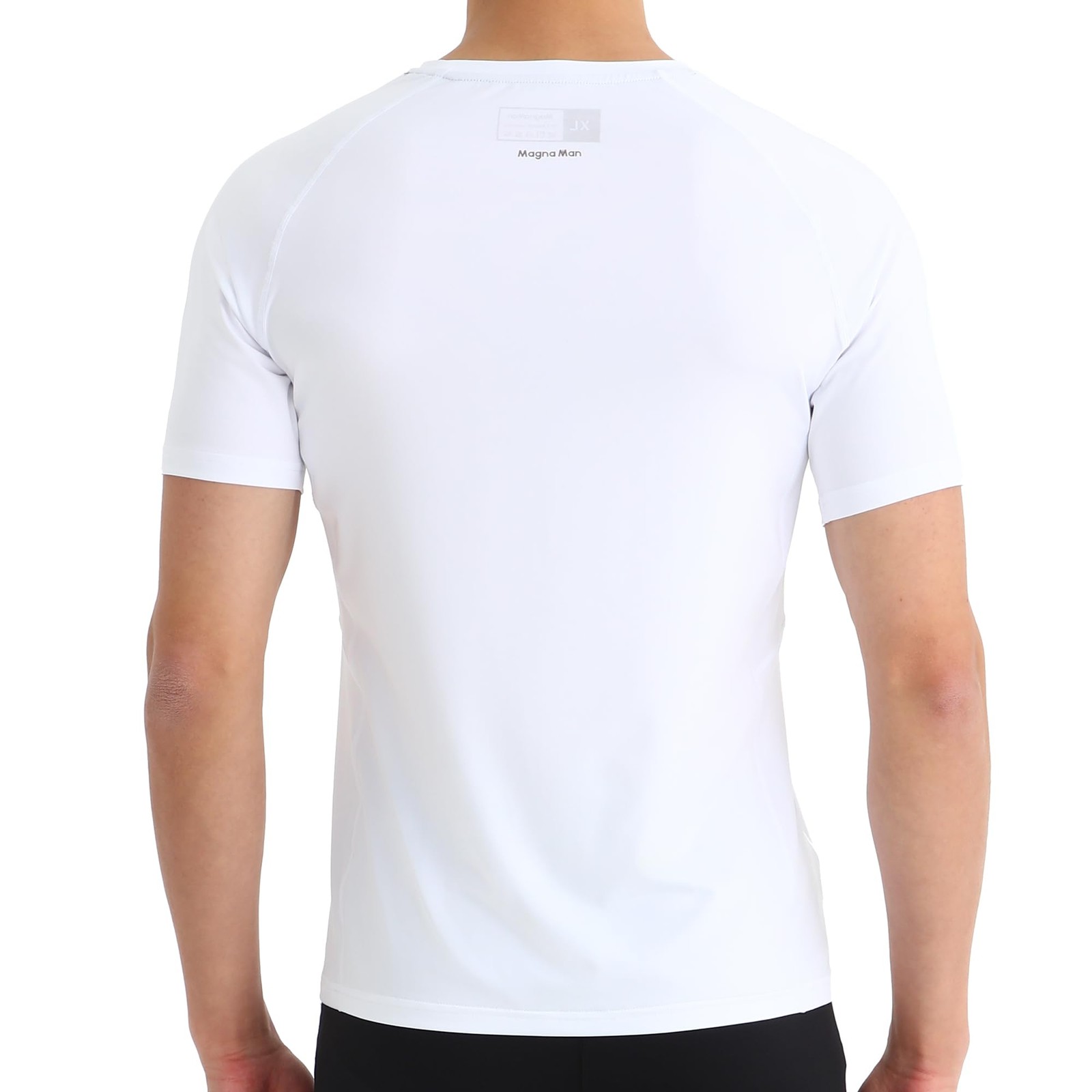 MagnaMan Men's Compression Shirts 3 - Pack: Medium, White / /